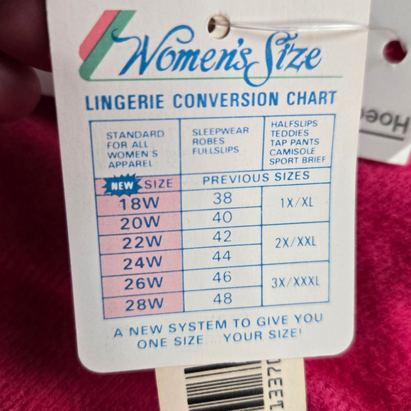 80s Vintage Bright Pink Button Down Long Robe Loungewear Sleepwear Size 20W - Picture 9 of 14